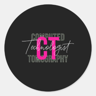 CT-tech radioloog computertomografie Ronde Sticker