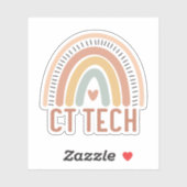 CT Technoloog, computertomografietechnoloog Sticker (Vel)