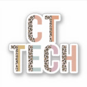 CT Technoloog, computertomografietechnoloog Sticker (Voorkant)