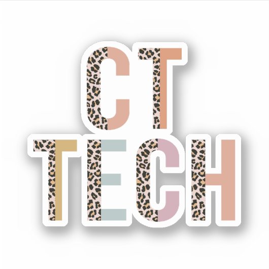 CT Technoloog, computertomografietechnoloog Sticker (Voorkant)
