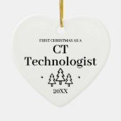 CT Technoloog Nieuwe Job Kerstmis Keramisch Ornament (Voorkant)