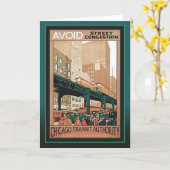 CTA Loop Centennial Chicago Kaart (Gele Bloem)