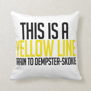 CTA Yellow Line Pillow Kussen