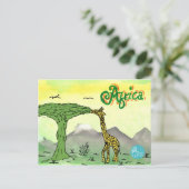 CTC International - Giraffe Briefkaart (Staand voorkant)