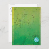 CTC International - Olifant Briefkaart (Voorkant / Achterkant)