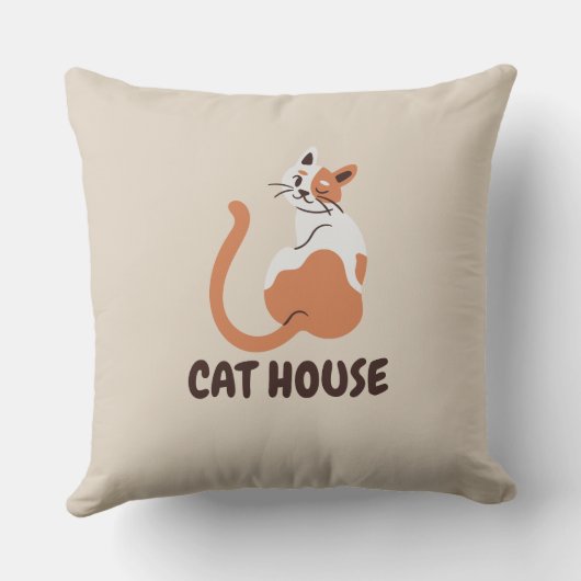 cte cat design kussen (Achterkant)