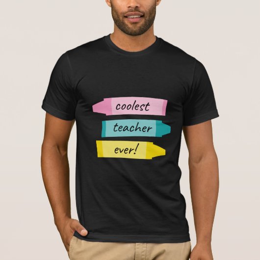 CTE coolste leraar ooit T-shirt (Voorkant)
