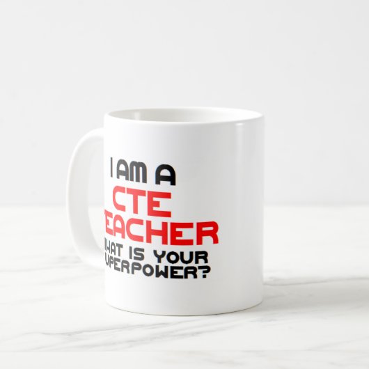 cte leraar koffiemok (Voorkant links)