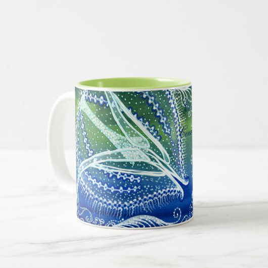 Ctenophora Tweekleurige Koffiemok (Voorkant links)