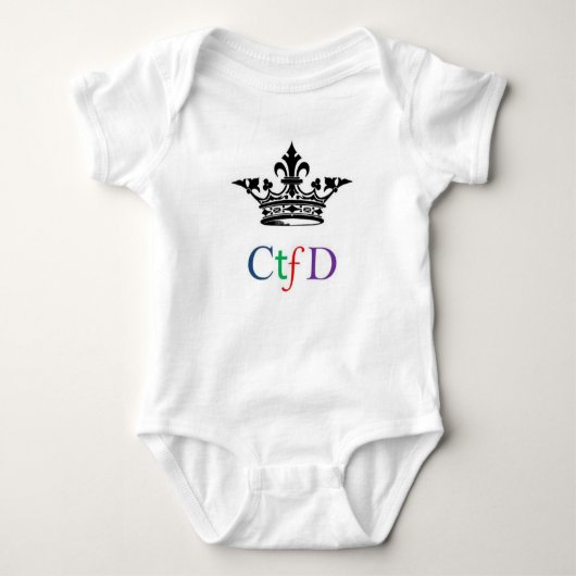 CTFD baby onsie Romper (Voorkant)