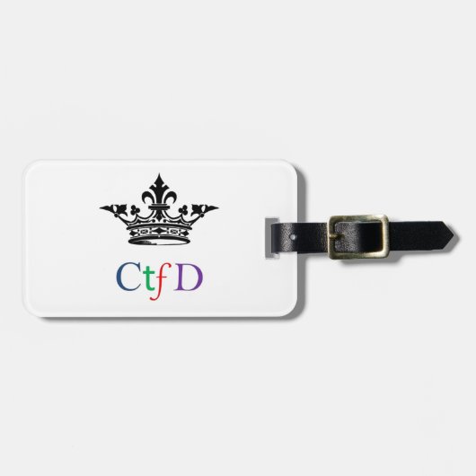 CTFD-bagagelabel Bagagelabel (Voorkant horizontaal)