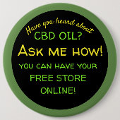 CTFO voor onafhankelijke distributeurs Ronde Button 6,0 Cm (Voorkant)