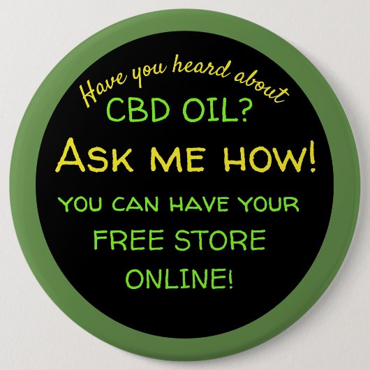 CTFO voor onafhankelijke distributeurs Ronde Button 6,0 Cm (Voorkant)