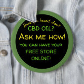 CTFO voor onafhankelijke distributeurs Ronde Button 6,0 Cm (In situ)