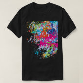 CTFOD Graffiti Splash T-shirt – Zwart Unisex (Design voorkant)