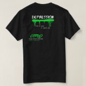 CTFOD Graffiti Splash T-shirt – Zwart Unisex (Design achterkant)