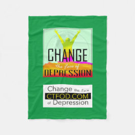 CTFOD Logo en banner Fleece Deken