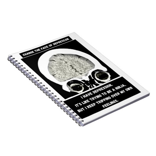 CTFOD_Ninja CTScan logo Notitieboek (Rechterzijde)