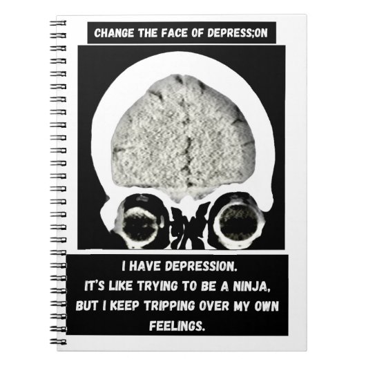 CTFOD_Ninja CTScan logo Notitieboek (Voorkant)