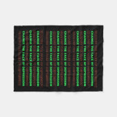 CTFOD Persoonlijke Fleece Deken (Voorkant (Horizontaal))