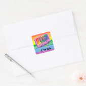 CTFOD- Regenboog in mijn aderen- sticker (Envelop)