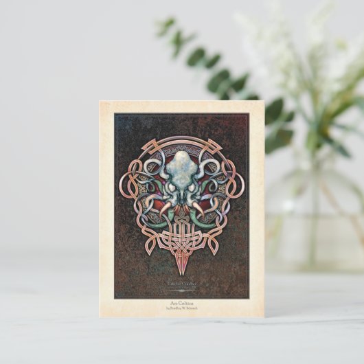 Ctheltic Cthulhu Briefkaart (Staand voorkant)