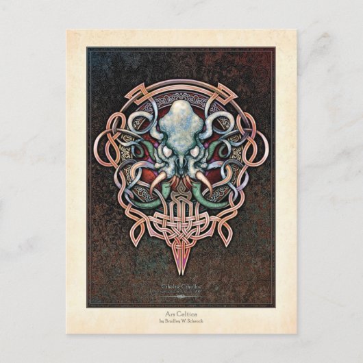 Ctheltic Cthulhu Briefkaart (Voorkant)