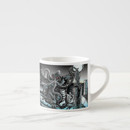 Cthluhu Deep One Espresso Mok Demitasse Gift (Rechts)