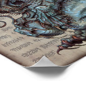 Cthulhu 8,5x11 poster (Hoek)