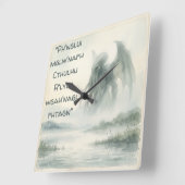 Cthulhu Aquarel Klok Lovecraftiaanse Kosmische Hor (Hoek)
