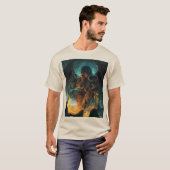 Cthulhu-basisdesign T-shirt van Lovecraft (Voorkant volledig)