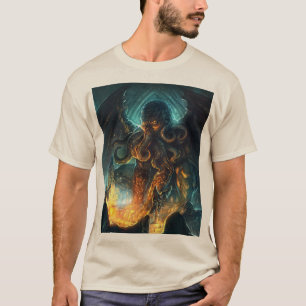 Cthulhu-basisdesign T-shirt van Lovecraft