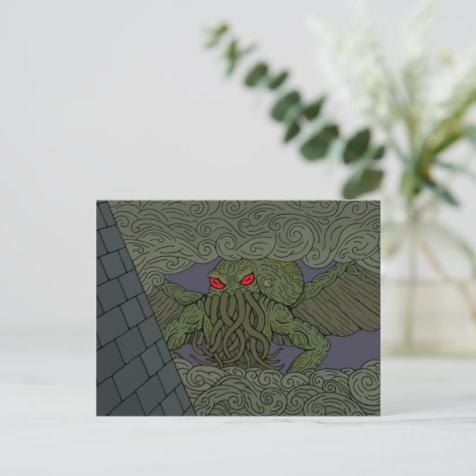 Cthulhu Briefkaart (Staand voorkant)
