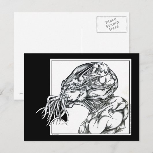 Cthulhu Briefkaart (Voorkant / Achterkant)