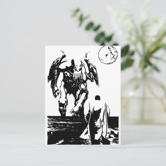 Cthulhu Briefkaart (Staand voorkant)