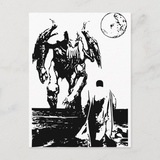 Cthulhu Briefkaart (Voorkant)