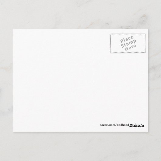 Cthulhu Briefkaart (Achterkant)