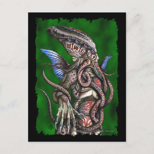 Cthulhu Briefkaart (Voorkant)