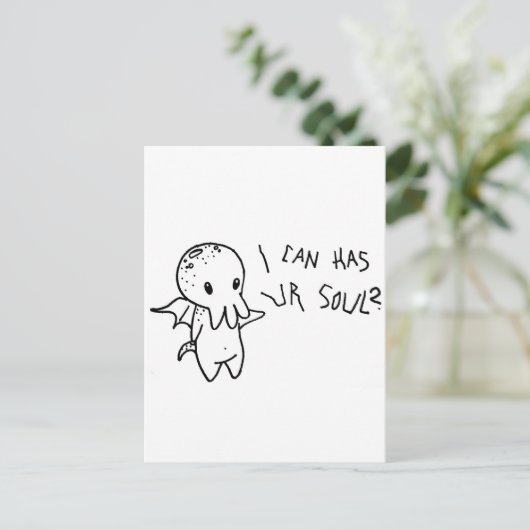 Cthulhu Briefkaart (Staand voorkant)