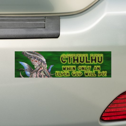 Cthulhu Bumpersticker (Op auto)