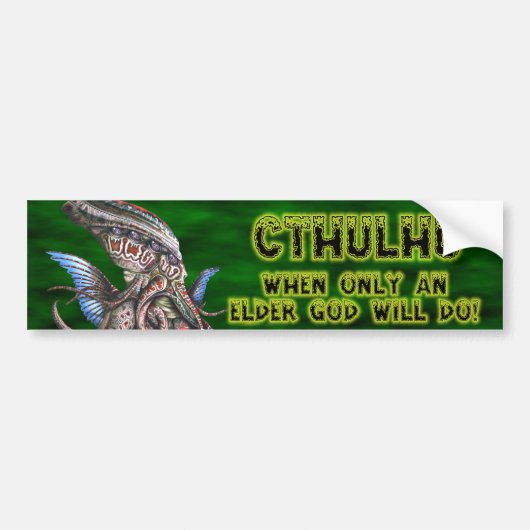 Cthulhu Bumpersticker (Voorkant)