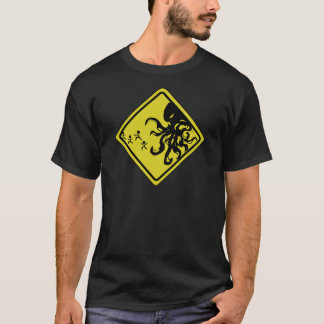 Cthulhu Caution T-shirt