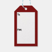 Cthulhu Christmas Creepmas Merry Cthulhumas Cadeaulabel (Achterkant)