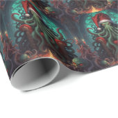 Cthulhu Christmas Horror Lovecraft Cadeaupapier (Rol Hoek)