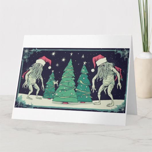 Cthulhu Christmas Spirits- The Ghost of Abyssalith Kaart (Voorkant)