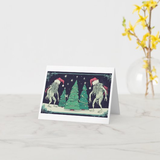 Cthulhu Christmas Spirits- The Ghost of Abyssalith Kaart (Gele Bloem)