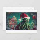Cthulhu Christmas Spirits- The Ghost of Nihilithic Briefkaart (Voorkant / Achterkant)