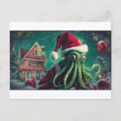 Cthulhu Christmas Spirits- The Ghost of Nihilithic Briefkaart (Voorkant)
