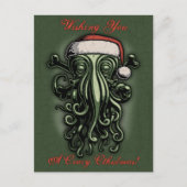 Cthulhu Claus Briefkaart (Voorkant)
