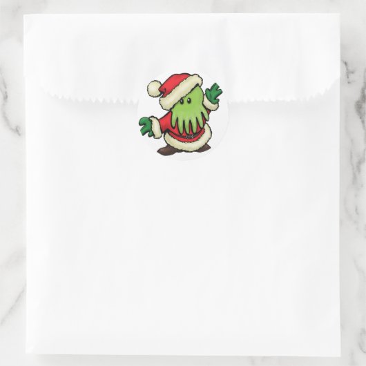 Cthulhu Claus Envelope Stickers (Tas)